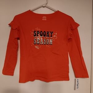Carter's Bright Orange Spooky Season Tee